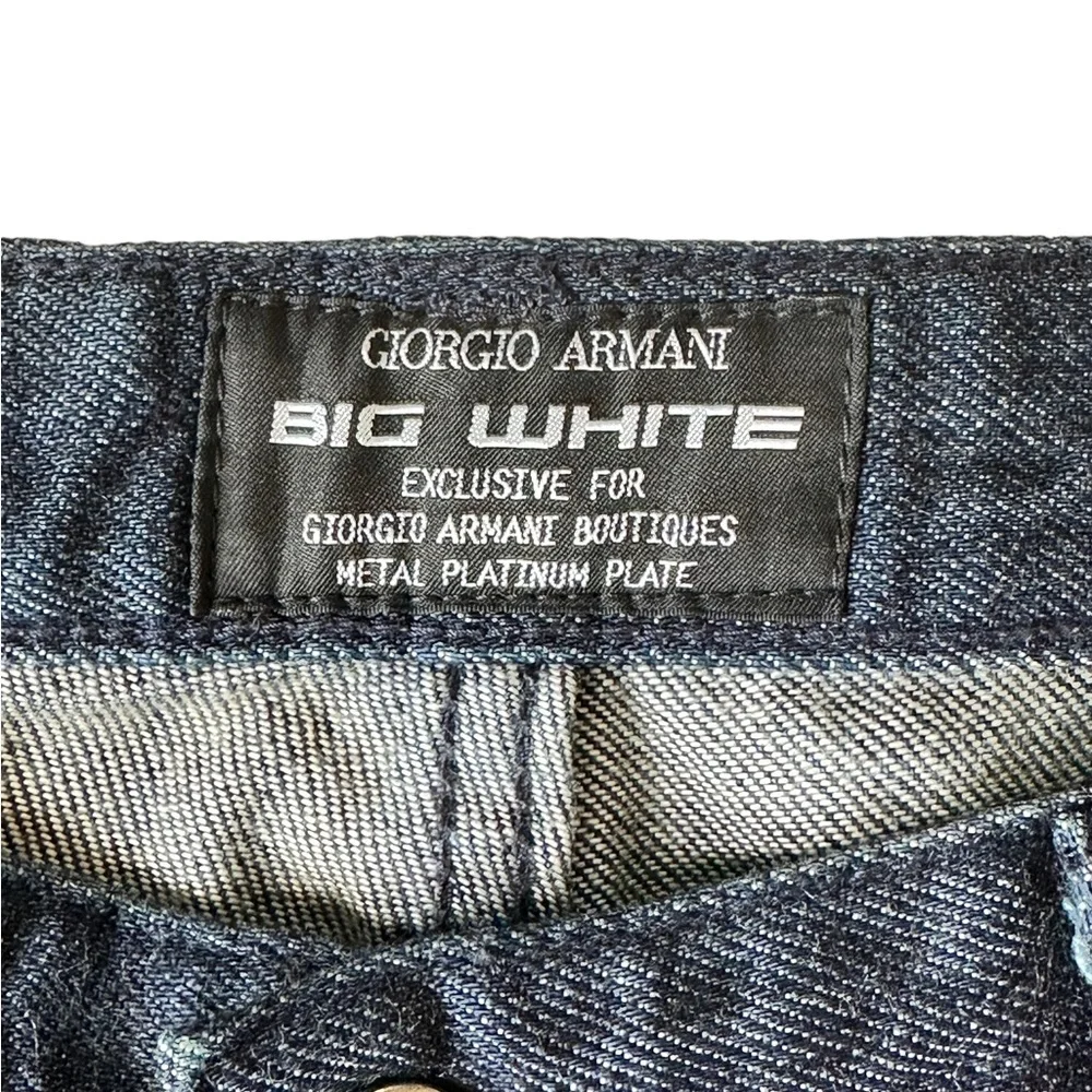 Limited Edition: Giorgio Armani Big White Platinum Plate (Size: 34 by 39.5)